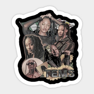 Tems Vintage Sticker